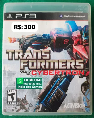 Transformers War For Cybertron = R$: 300