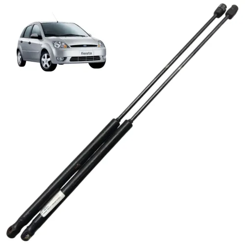 Par Amortecedor Tampa Traseira Ford Fiesta Hatch 2003 2004