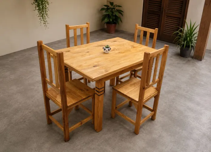 Mesa com 4 cadeiras