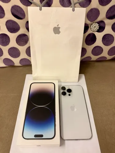 iPhone 14 Pro Max Branco 256 GB excelente estado de uso