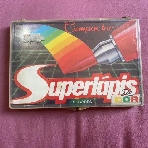 Superlápis Compactor 12 cores anos 80/90