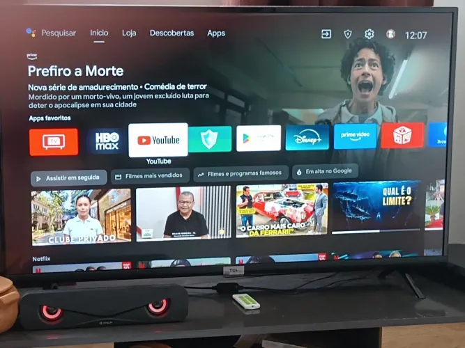Smat tv e 43 polegadas google