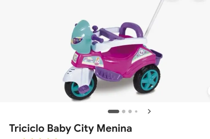 Triciclo baby menina
