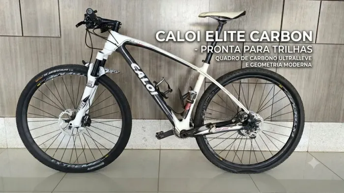Caloi Elite Carbon Aro 29 - Único Dono + Nota Fiscal (Raridade/Pouco Uso)