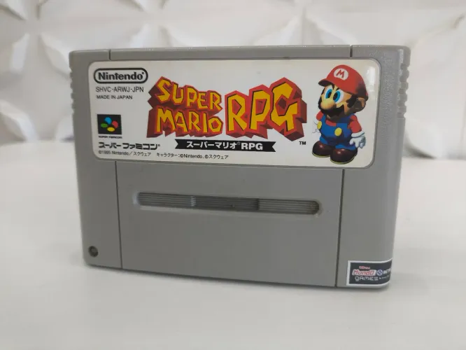 JOGO MARIO RPG SUPER NINTENDO SFC SNES E SUPER FAMICOM 