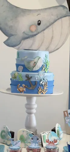 Maquete fundo do mar