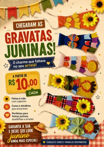 Gravata juninas