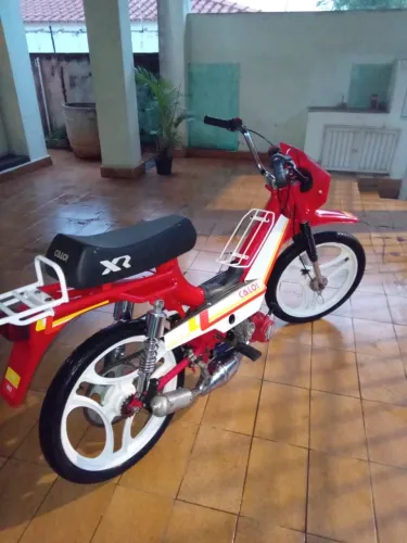 Mobilete Caloi XR 1987 75CC 4 Palhetas Preparado carburador RD350