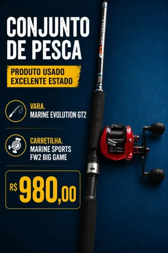 Conjunto de pesca