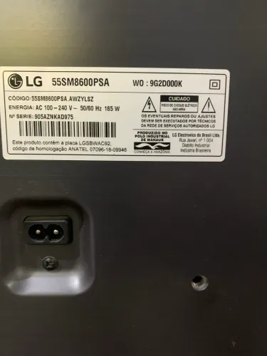 Tv LG 55 ? para retirar peças.
