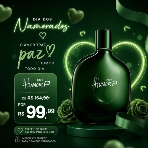 Paz E Humor Masculino Natura