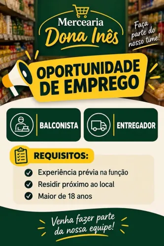 Oportunidade de Emprego