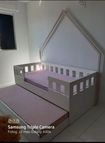 Bicama solteiro estilo casinha