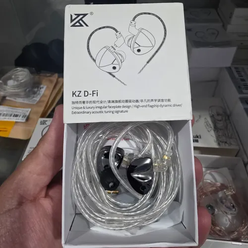 Fone de ouvido KZ D-FI (Metal) Retorno de Palco in-ear- Qualidade sonora imersiva, Monitor