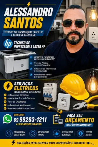 Conserto Impressoras Laser HP e Manutenção elétrico em resistência.