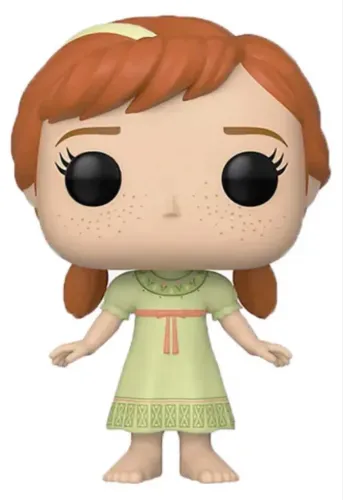 Boneco colecionável Funko Pop! da personagem Anna, de quando era criança, filme Frozen