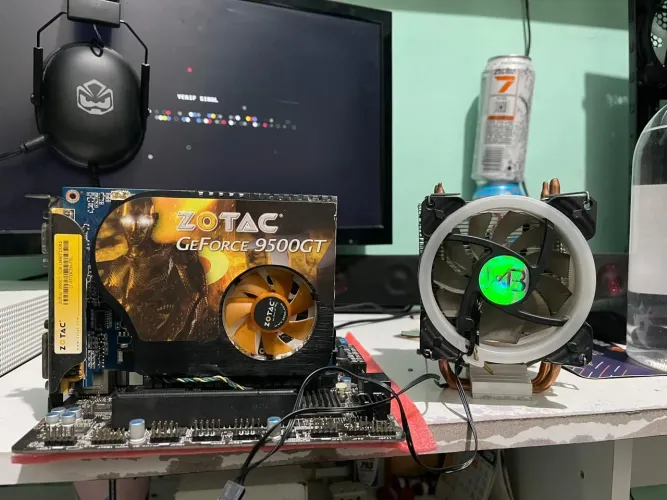 Kit Upgrade AMD A4-6300 + A68HM-E33 V2 + 8GB HyperX DDR3 + GeForce 9500 GT