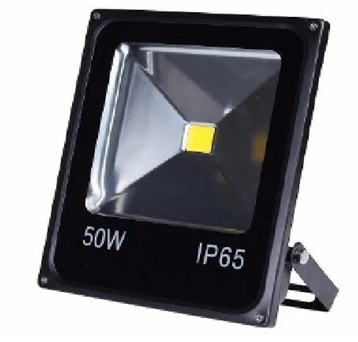 Refletor Led 50w Led Branco Frio Bivolt A Prova de Agua Uso Externo 