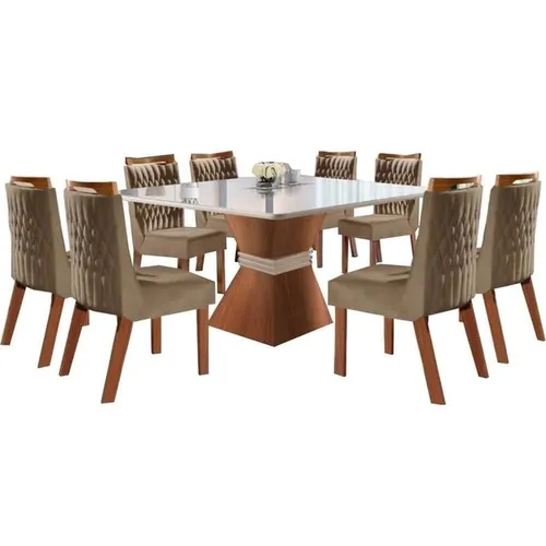 Sala mesa jantar com 8 cadeiras 