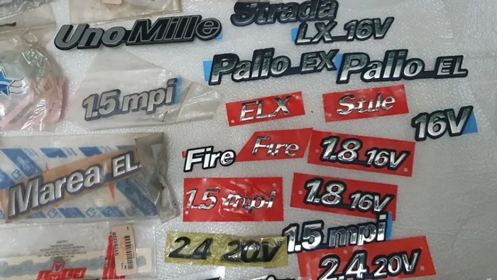 Fiat uno palio Siena tempra tipo marea stilo emblemas novos originais