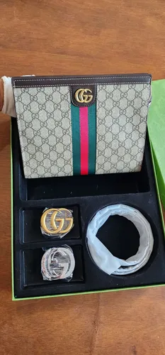 Kit Gucci Bolsa e cinto dupla face