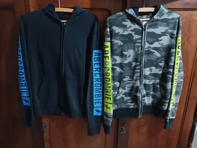 Blusas de frio Abercrombie original tamanho P e tamanho juvenil mas modelo grande.