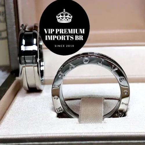 Aneis alianças bvlgari o par com caixa original da marca brinde