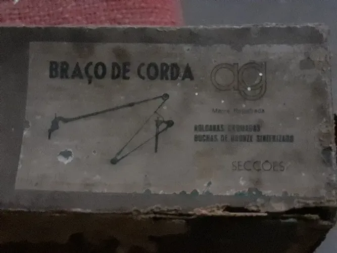 Braçadeira de corda - antiguidade dentista