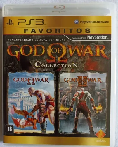 God of War Collection em perfeito estado de conservação.