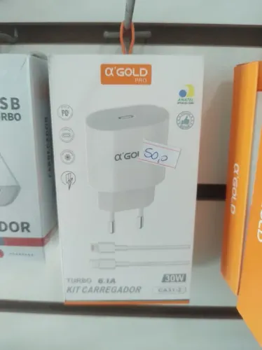 Kit Carregador Iphone Turbo Tipo C