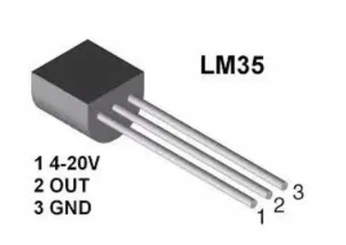 Sensor De Temperatura - Lm35 Arduino Automação Robotica COD-CP303
