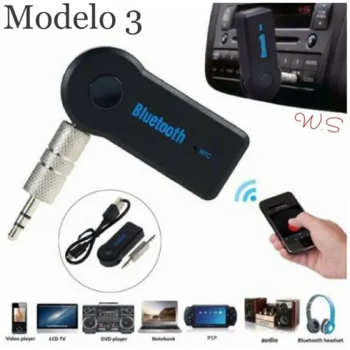 bluetooth p2 recarregável usb para som casa e carro top