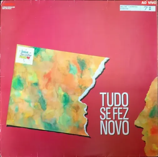Lp Disco De Vinil Gospel Evangélico Comunidade Da Graça - Tudo se fez novo - com encarte