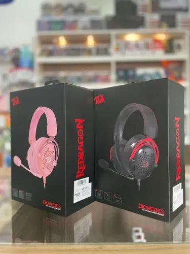 Headset Gamer Redragon Diomedes - Novo Lacrado - Loja Física Parcelamos Sem Juros