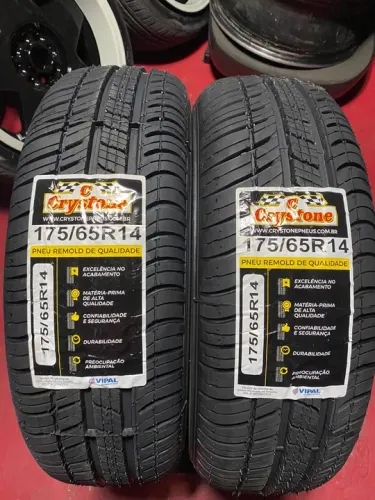Pneu Crystone 175/65/14 (borracha Vipal)