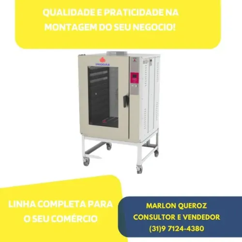 Forno 10 Esteiras Elétrico Progas Novo