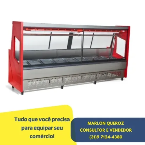 Balcão de Carnes 3 Metros Novo 220v Novo