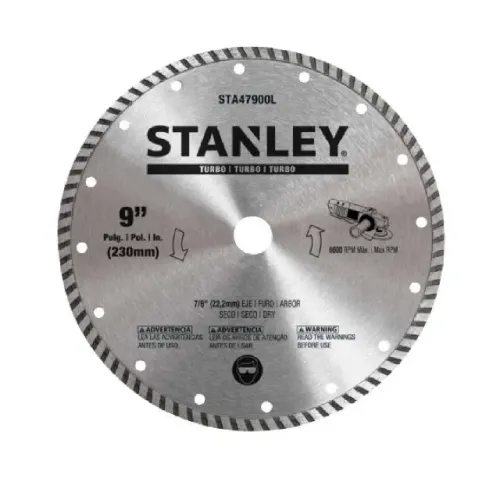 Disco Diamantado Turbo Mármore 9'' 230mm para Esmerilhadeira Stanley STA47900L