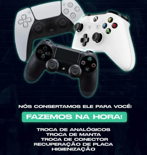 Manutenção de controles de XBOX/PS4/PS5