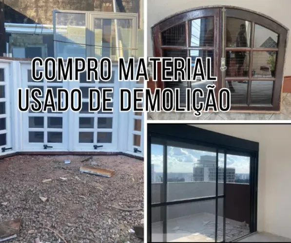 Compra de Portas e Janelas de Demolição 