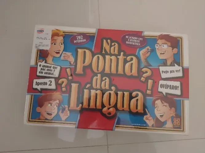 Na ponta língua - jogo de tabuleiro- Lacrado