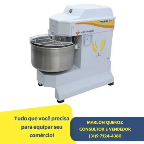 Amassadeira Espiral 40KG Venâncio Nova