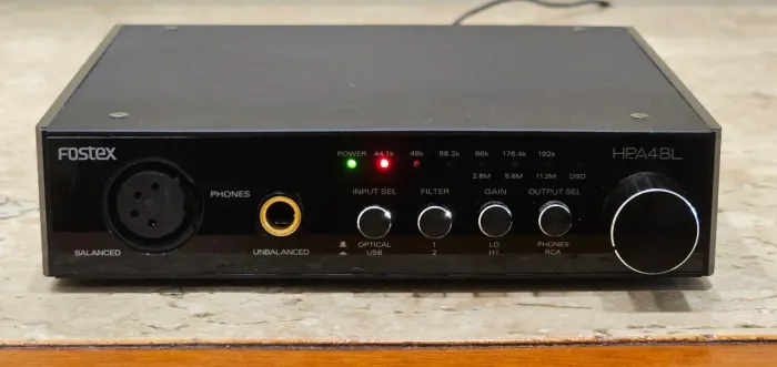 Amplificador de áudio e Dac Japonês Fostex HP-A4BL p/ fones de ouvido