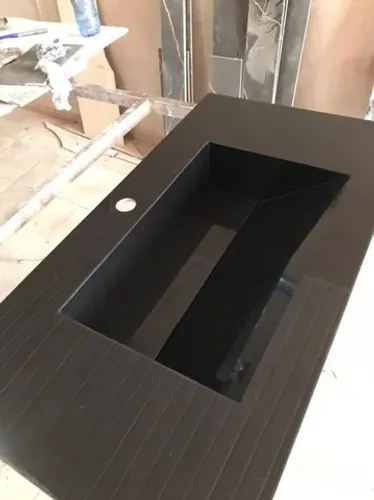 Pia esculpidas em porcelanato 80×40