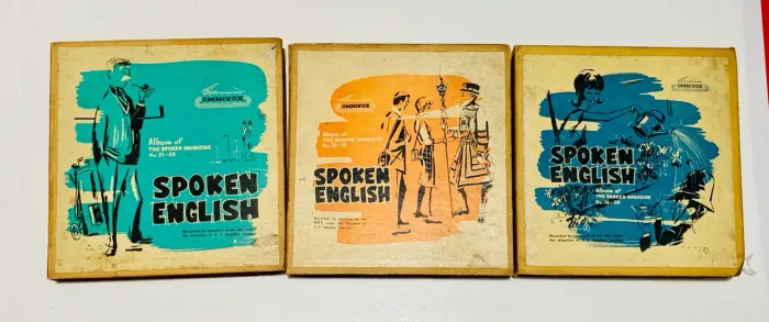 Coleção Gravações inglês - antigas Vozes Amigas - The Spoken Magazine