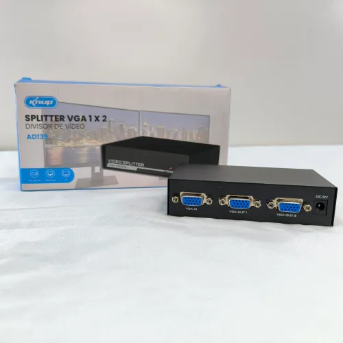 Splitter VGA 1x2 Knup AD139 - Divisor de vídeo