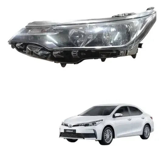 Farol Toyota Corolla L. Esquerdo C/led 2017 A 2020 Original