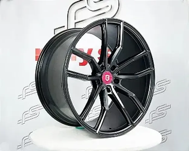 Jogo de Roda Gisa Wheels FÜNF Preto 5x130 - 21x9 e 22x11,5 Offset 40 e 45