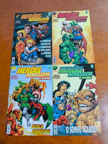 Mini-Série Heróis Renascem - O retorno. Formato Americano. Completa.
