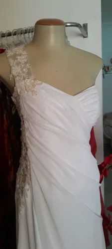 Vestido de noiva branco 